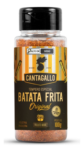 Tempero Especial Batata Frita Original Cantagallo 100g