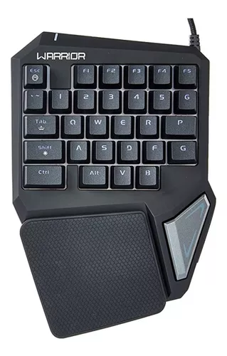 Teclado eletrônico com luz guia