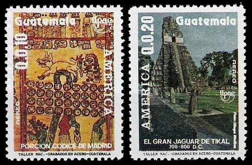 Tema América Upaep - Guatemala 1989 - Serie Mint