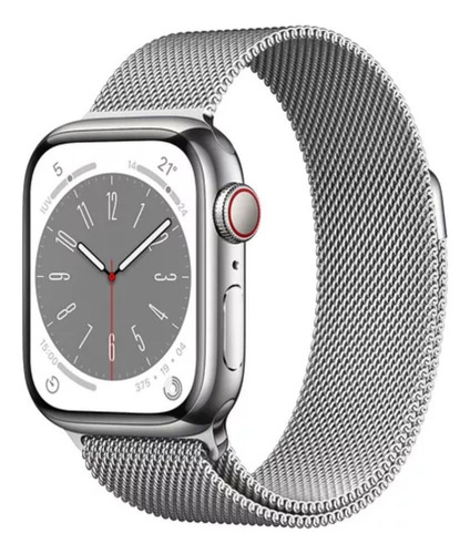Apple Watch Series 8 Gps + Cellular 45mm Plata Milanese