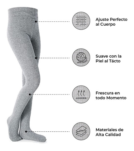 Imagen 4 de 6 de Mallas Medias Bebes Niñas Calidad Internacional Suaves 2 Pzs