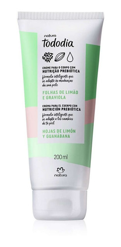 Crema Cuerpo Hojas De Limon Y Guanabana Tododia Natura -lvdm