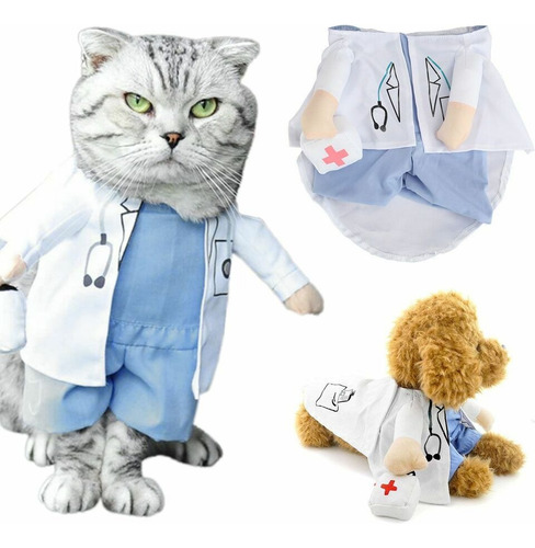 Disfraz Para Perros Medico - A Pedido_exkarg