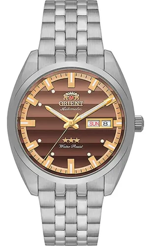 Relógio Orient Automático Masculino Heritage Prateado com Caixa de