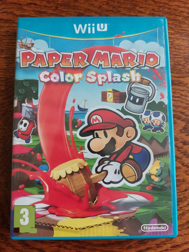 Paper Mario Color Splash Juego Original Físico Wii U Europeo