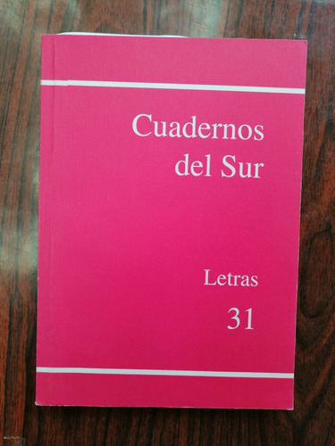 Cuadernos Del Sur N° 31 2001 Universidad De Bahía Blanca