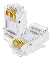 Comprar Conector Rj45 Cat5e Jack Coupler Macho Red Ethernet 100 Und