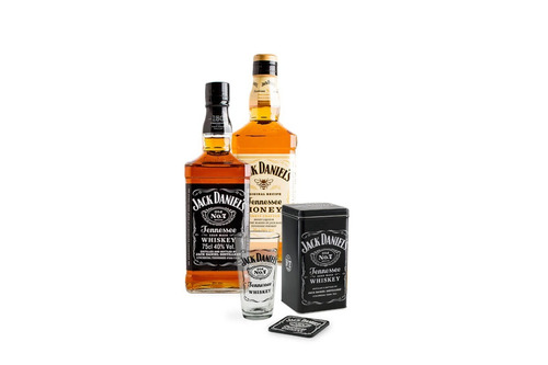Whisky Jack Daniels Old N7 + Honey 750cc + Vaso