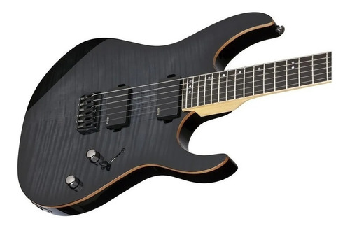 Guitarra eléctrica Schecter Banshee-6 Active de aliso trans black burst con diapasón de ébano