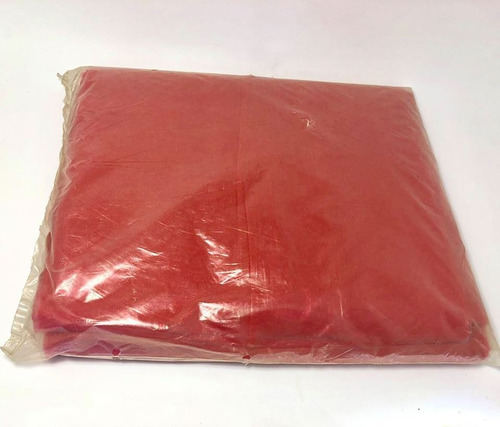Saco De Lixo 40 Litros Colorido Vermelho Comum Com 100 Unid.