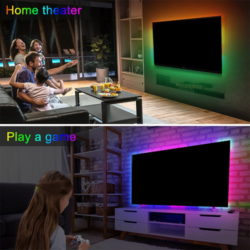 Luzes Led Com Sincronização De Música Que Muda De Cor