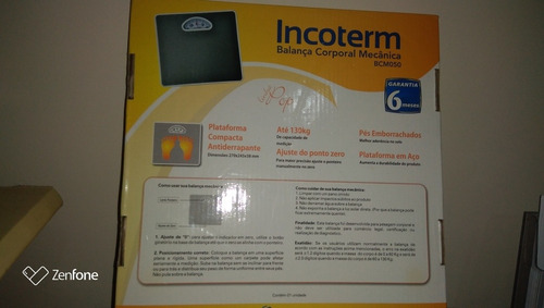 Balança Corporal Mecânica Incoterm