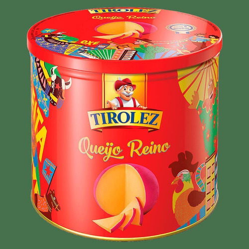 Queijo Reino Lata Tirolez