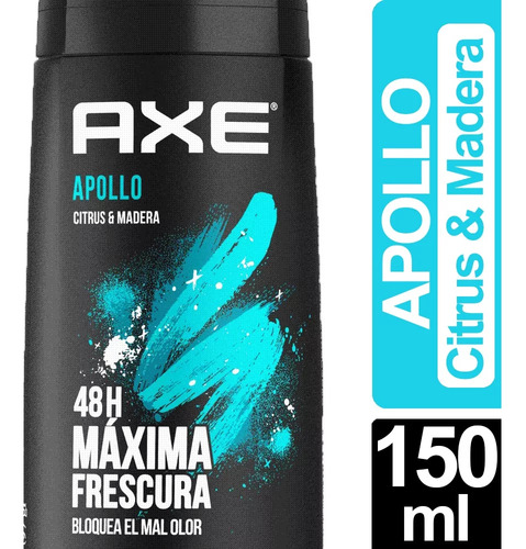 Desodorante Hombre Axe Apollo Pack X3 Und - 150 Ml