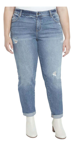 Jeans Plus Size Boyfriend Marca Lane Bryant - Talla 54