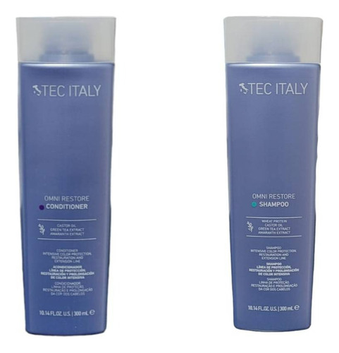 Kit Shampoo + Acondicionador Omni Restore Tec Italy