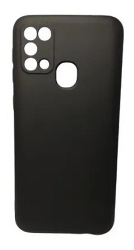 Capa Silicone Veludo Luxo Para Samsung Galaxy M21 - Preta