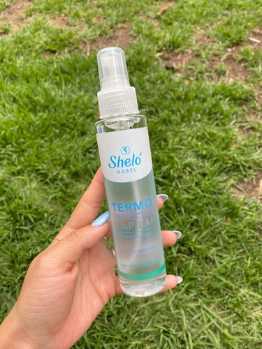 Imagen 3 de 10 de Termoprotector Cabello Shelo Nabel 140 Ml Facil Planchado