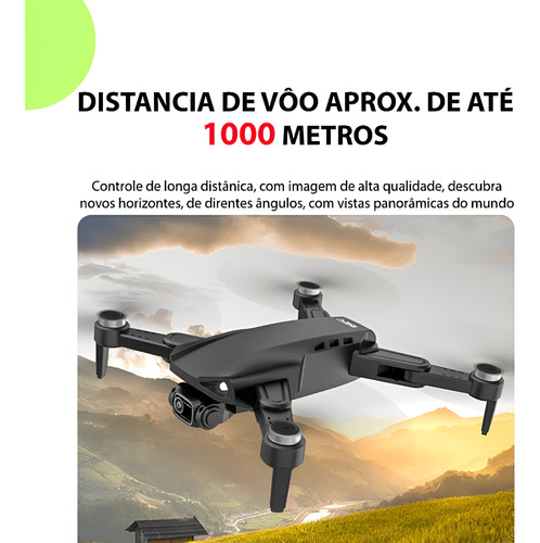 Drone Zangão L900 Pro Se 360° Para Pesca Segurança Eventos Cinza