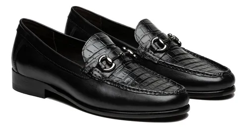 Mocasines piel de cocodrilo sale