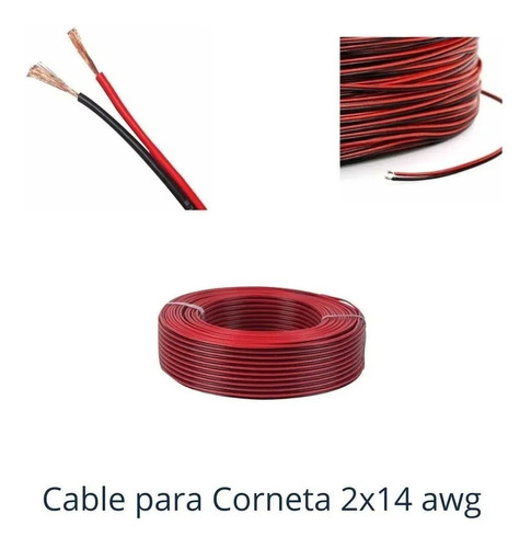 Bobina De Cable 100%cobre 14 De 200mts Altavoces ( Cornetas)