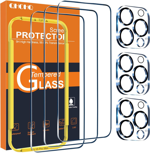 Protector Para Qhohq, iPhone 15 Pro Max De 6,7 Pulgadas
