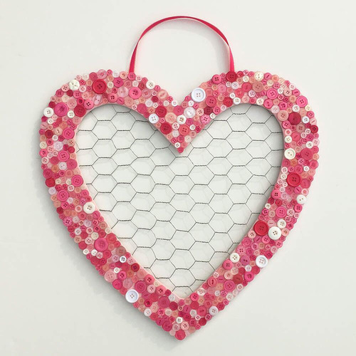50 Botones Románticos Para Manualidades En Varios Colores