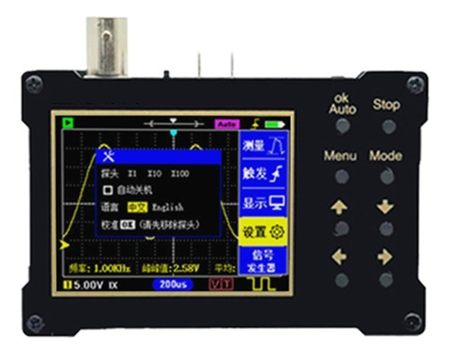 Osciloscopio Digital De Pantalla De 2,4 Pulgadas, Generador