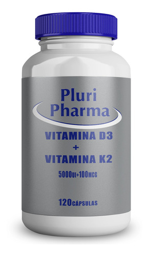 Vitamina D3 10.000ui/vitamina K2 100mcg - 120 Cápsulas