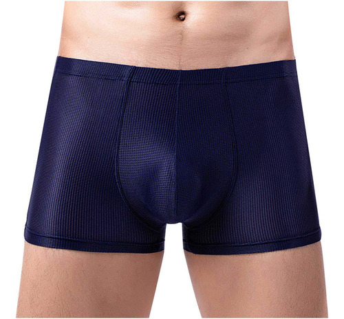 Pantalones Cortos Tipo Bóxer Suaves De Malla Transpirable Pa