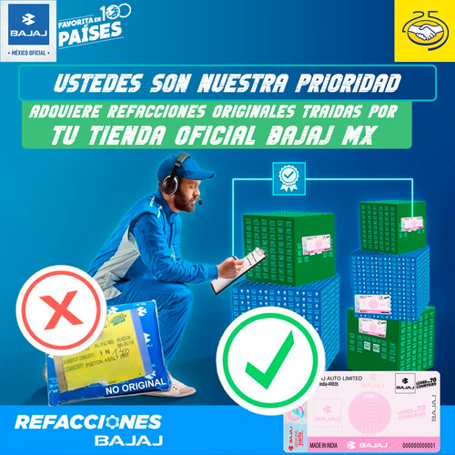 10 Filtros Aceite Pulsar Ns 160 / Ns As 150 Bajaj Original