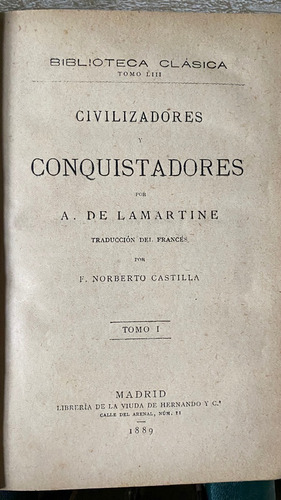 Civilizadores Y Conquistadores A. De La Martine  T1     A3