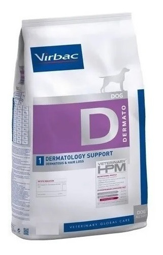 Alimento Virbac Hpm Dog Dermatology Support 12 Kg