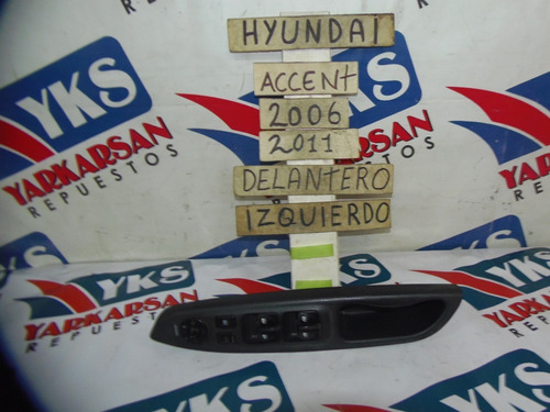 Botonera Delantera Izquierda Hyundai Accent 2006-2011