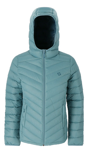 Parka Pluma Kori Women Teal Doite