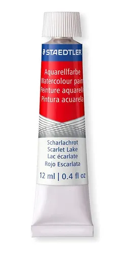 Pintura acuarela Staedtler 8880 con 12 tubos, 12 ml, 12 colores surtidos