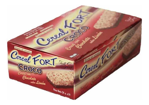 Barra De Cereal Felfort Croco Base Chocolate Caja X24unides