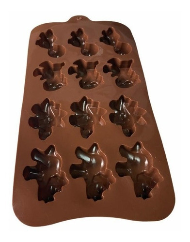 Pack X3 Moldes De Chocolate Dino Molde Chocolate Dinosaurios