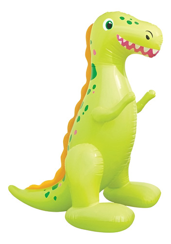 Dinosaurio Aspersor De Agua Inflable Diversion Para Niños