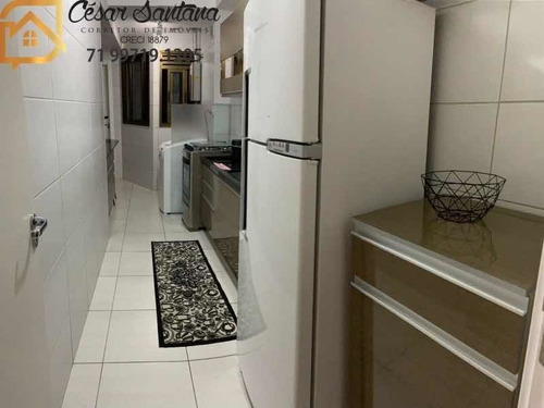 Imagem 8 de 14 de Alugo Excelente Apartamento Nascente 3/4 Sendo (01 Suíte) Varanda Gourmet - Paralela Ap02279