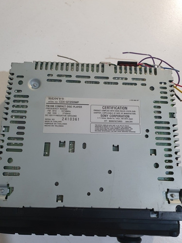 Imagen 5 de 6 de Estereo Alpine Cde-100