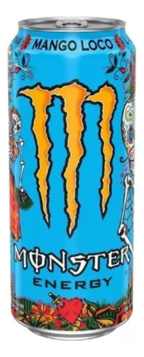  Monster Energy Sabor Mango Loco 473 Pack X12 Zetta Bebidas