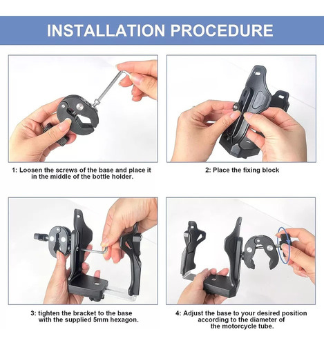 Suporte Para Garrafa De Água Para Bicicleta/motocicleta W