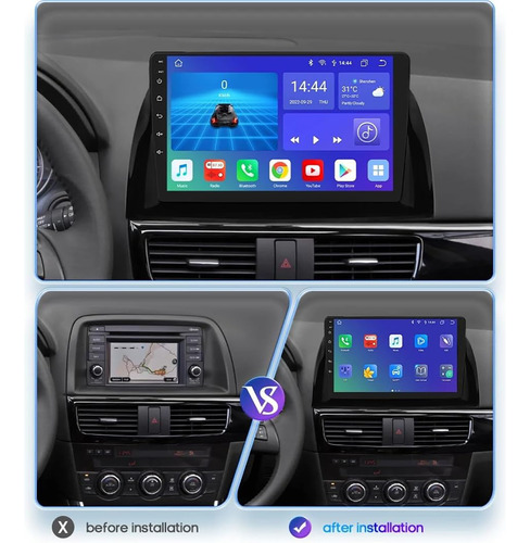 Auto Estéreo 4+32g Para Mazda Cx5 2012-2015 Carplay Gps Ahd Mazda Cx-5 2012-2015