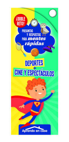 Libro Aprendo En Casa Doble Reto - Deportes + Cine Y Espectá