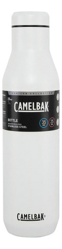 Garrafa Térmica Camelbak Para Vinho Aço Parede Dupla 750ml Cor Branco