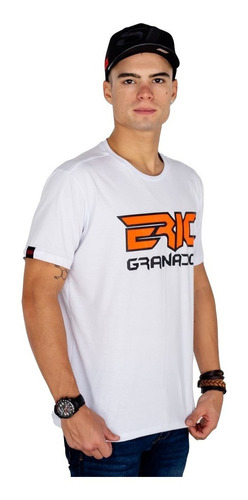 Imagem 1 de 5 de Camiseta Eric Granado Piloto Eric Preto Branco Fluo Oficial