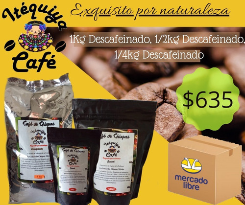 Café De Chiapas 100% De Altura Tostado Artesanal