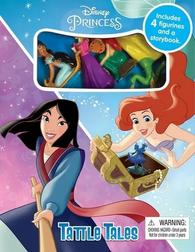 Libro Cuentos Y Aventuras Disney Princesa Cuento Y 4 Figuras