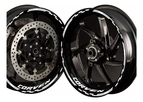 Calcos Llantas Corven Touring Triax Txr Mirage Hunter Blanc